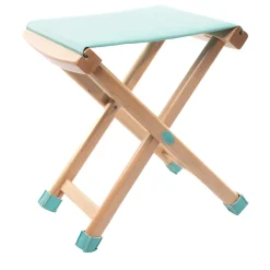 Turquoise Folding Stool