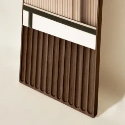 Tutto Sesto Rectangular Brown Ash Mirror