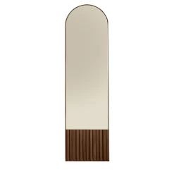 Tutto Sesto Round Brown Ash Mirror