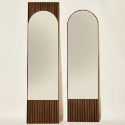 Tutto Sesto Round Brown Ash Mirror