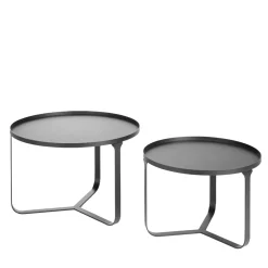 Twin Black Nesting Tables