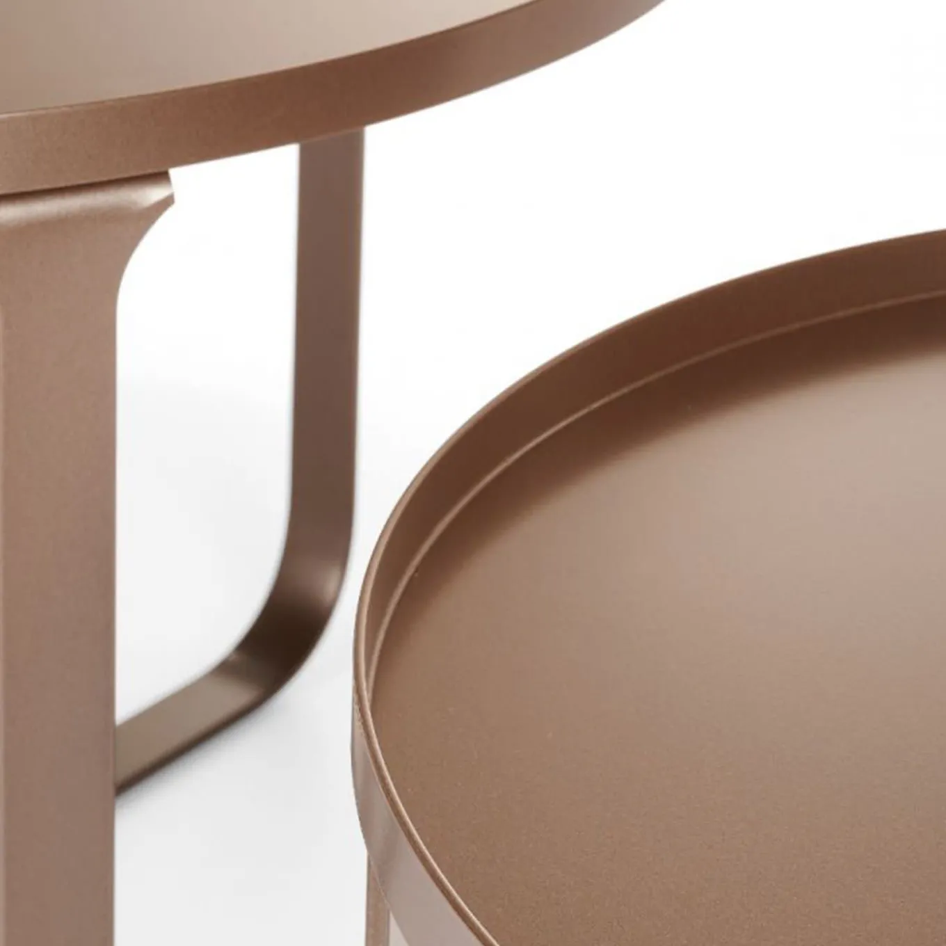 Twin Bronze Nesting Tables