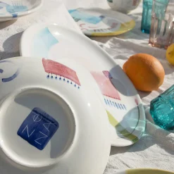 Twist Set Of 2 Dinner & Soup Plates