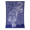 Tyger Blue Organic Cotton Tapestry/Blanket