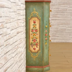 Tyrolean Polychrome Floral Chest of Drawers