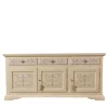 Tyrolean Style Hand-painted Wood Sideboard