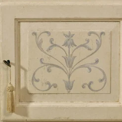 Tyrolean Style Hand-painted Wood Sideboard