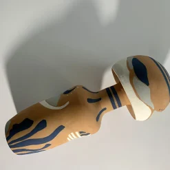 U2 Abstract Motif Terracotta Decorative Vase