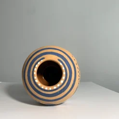 U2 Abstract Motif Terracotta Decorative Vase