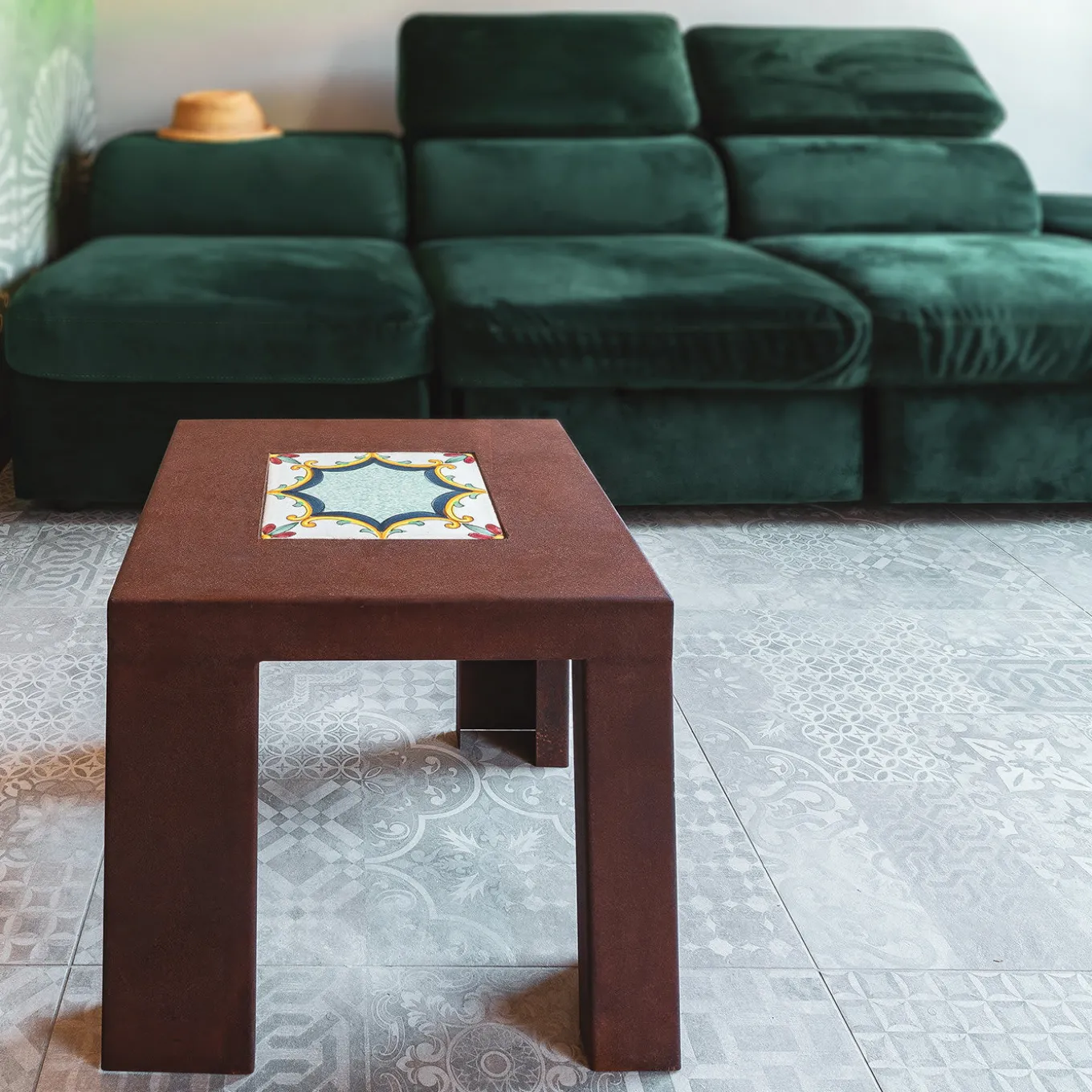 Ugo Corten Steel Coffee Table by Tommaso Rubino