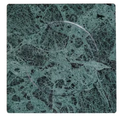 Ulisse Plate in Green Guatemala Marble