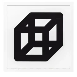 Undici, Cubo Silkscreen Print by Enzo Mari