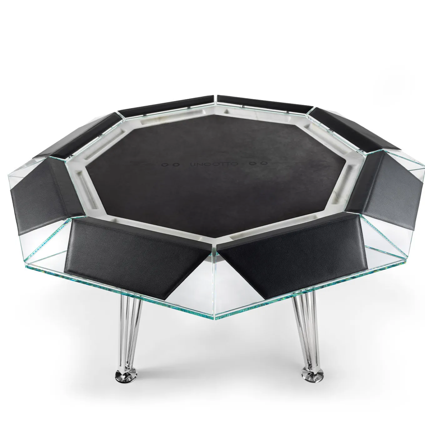 Unootto 8 Player Marble Edition Poker Table