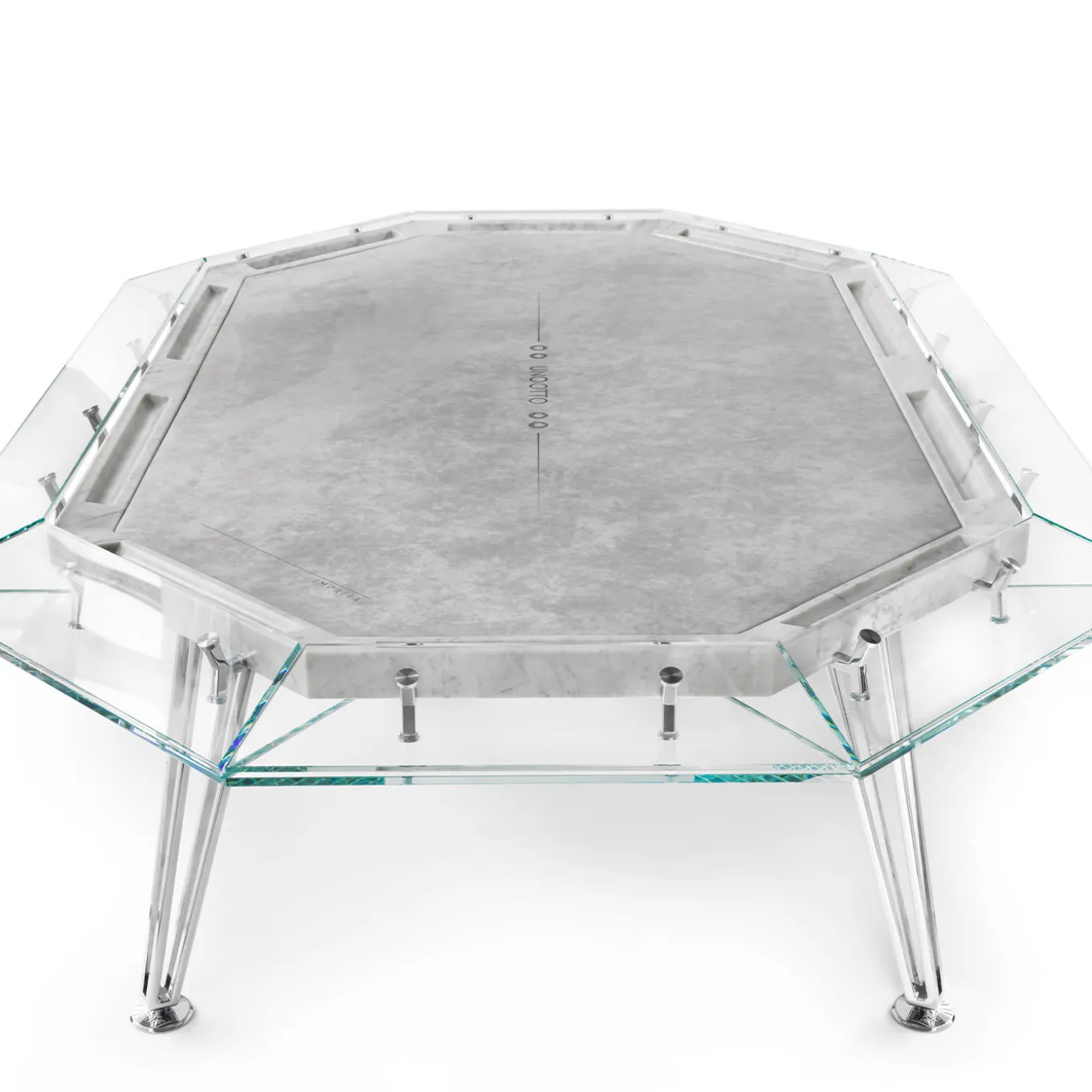 Unootto Marble Edition Ten-Player Poker Table
