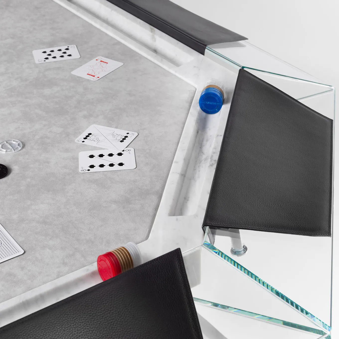 Unootto Marble Edition Ten-Player Poker Table