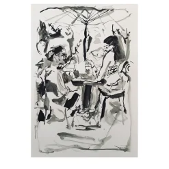 Untitled Ink on Paper Painting #5