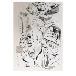 Untitled Ink on Paper Painting #2