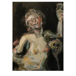 Untitled with Cagnacci Acrylic Painting