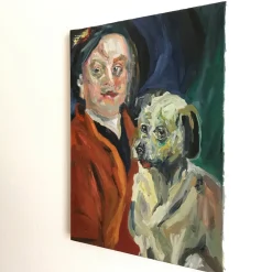 Untitled with Hogart Oil Painting