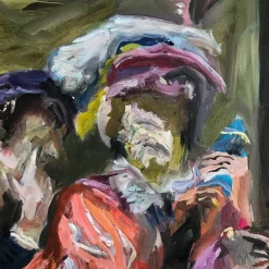 Untitled with La buona ventura Oil Painting