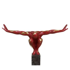Uomo tuffatore grande Bronze Sculpture