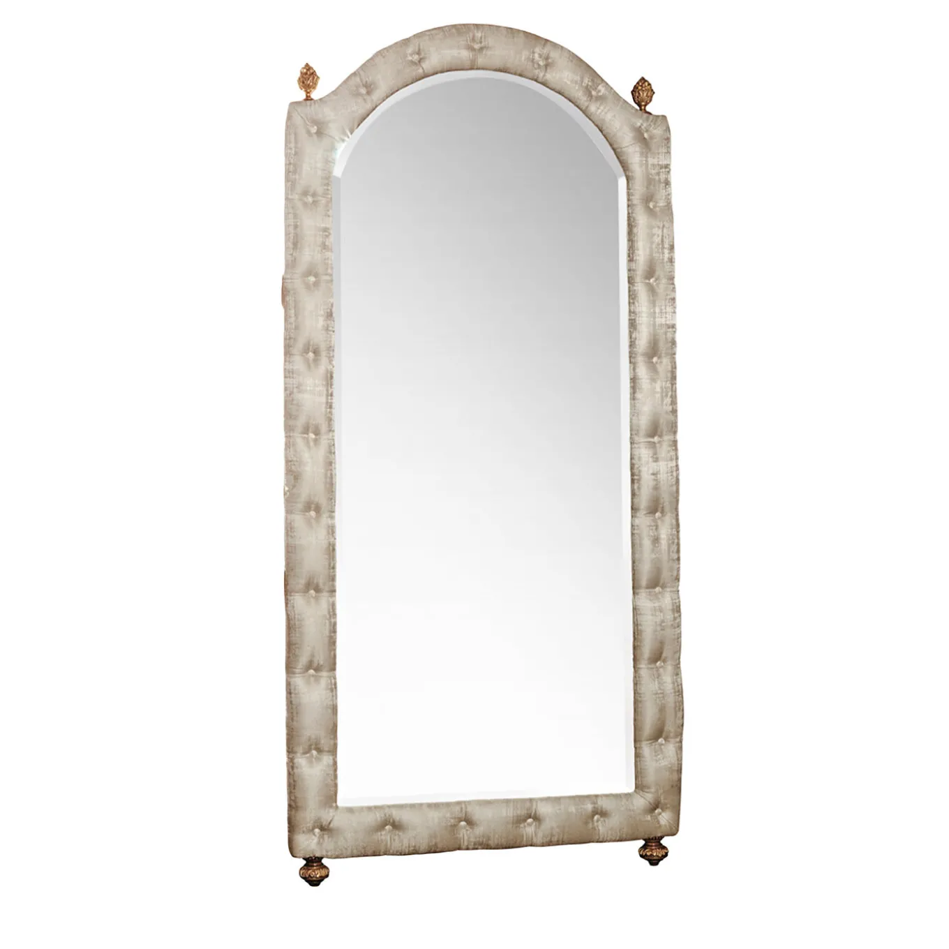 Upholstered Floor Mirror