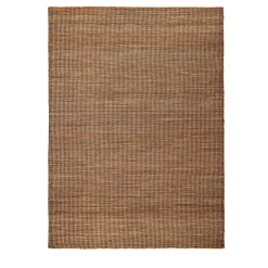 Utami-Njbr Natural And Brown Jute Rug