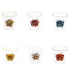 Va Pensiero Set of 6 Hand Painted glasses