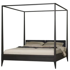 Valentino Canopy Bed with Cherry Wood Frame