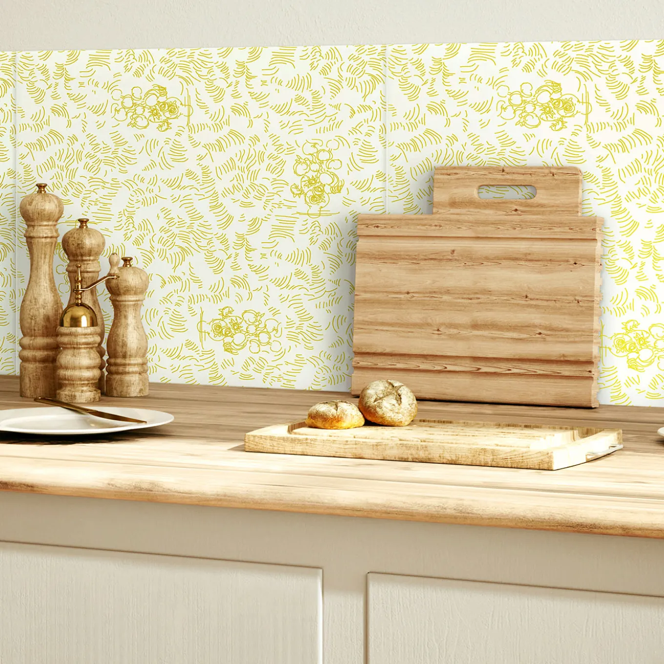 Van Gogh "Girasoli" Minimal Yellow Tile