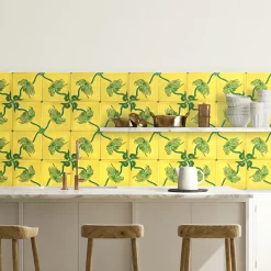 Van Gogh "Girasoli" Polychrome Tile