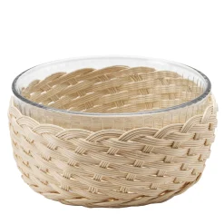 Vaniglia Soufflé Mold with Wicker Basket