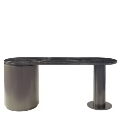 Vanity Loop Table with Marble Top