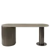 Vanity Loop Table with Metal Top