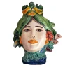 Vaso Primavera Modern Polychrome Moor's Head