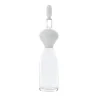 Vecchia Dama Anthropomorphic White Glass Vase by Gio Ponti