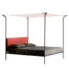 Velario Black Iron Canopy Double Bed by Giuseppe Arezzi