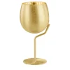Velvet 1 Light Gold Brass Wine Glass