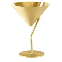 Velvet 1 Light Gold Brass Martini Glass