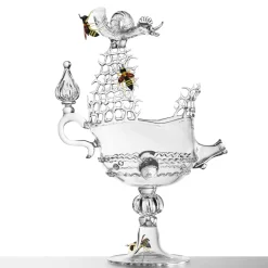Venetian Galeon Glass Sculptural Cup