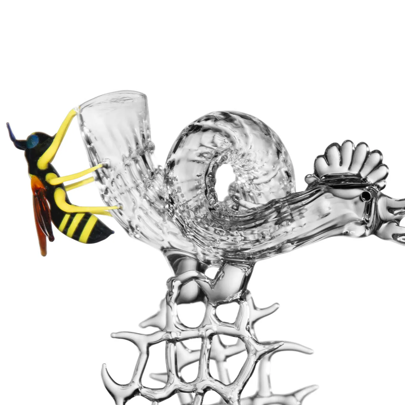 Venetian Galeon Glass Sculptural Cup