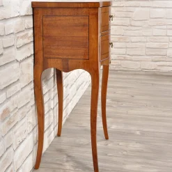 Venetian Style Wood Nightstand