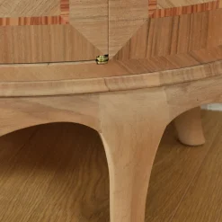 Venezia '700 Luigi XV Venetian-Style Oval Inlaid Cabinet