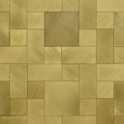 Venezia Set of 9 Satin-Brass Tiles