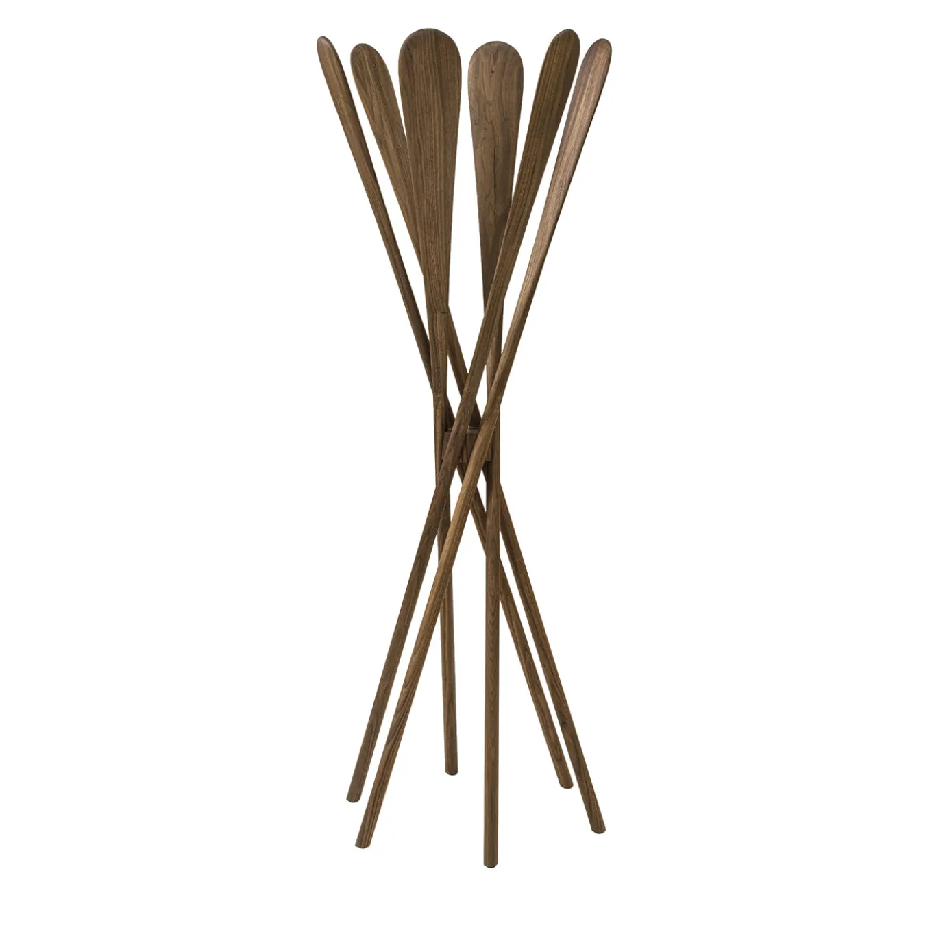 Veneziano solid Walnut wood Coat stand