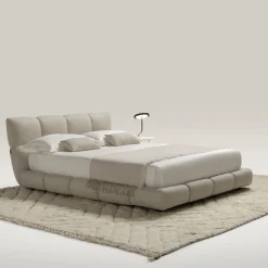 Venice Beige Fabric Bed