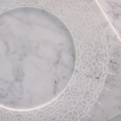 Venti20 White Carrara Marble Q Plate