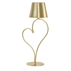 Venus Glossy Gold Brass Rechargeable Table Lamp