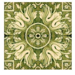 Verde Collina Set of 4 Tiles #6
