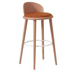 Veretta 928 Red Stool by Cristina Celestino